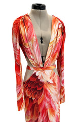Spring 2024 Roberto Cavalli by Fausto Puglisi Stretch Jersey Cut Out Dress