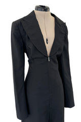 Rare Spring 2000 Givenchy by Alexander McQueen Runway Look 12 Jumpsuit w Drawstring Cuffs