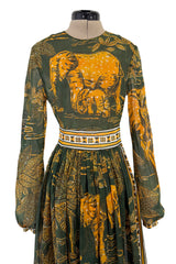 Spring 2016 Valentino by Pierpaolo Piccioli & Maria Grazia Chiuri Runway Elephant Printed Cotton Dress