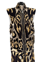Gorgeous Spring 2011 Givenchy by Riccardo Tisci Runway Look 40 Cut Out Silk & Net Leopard Dress