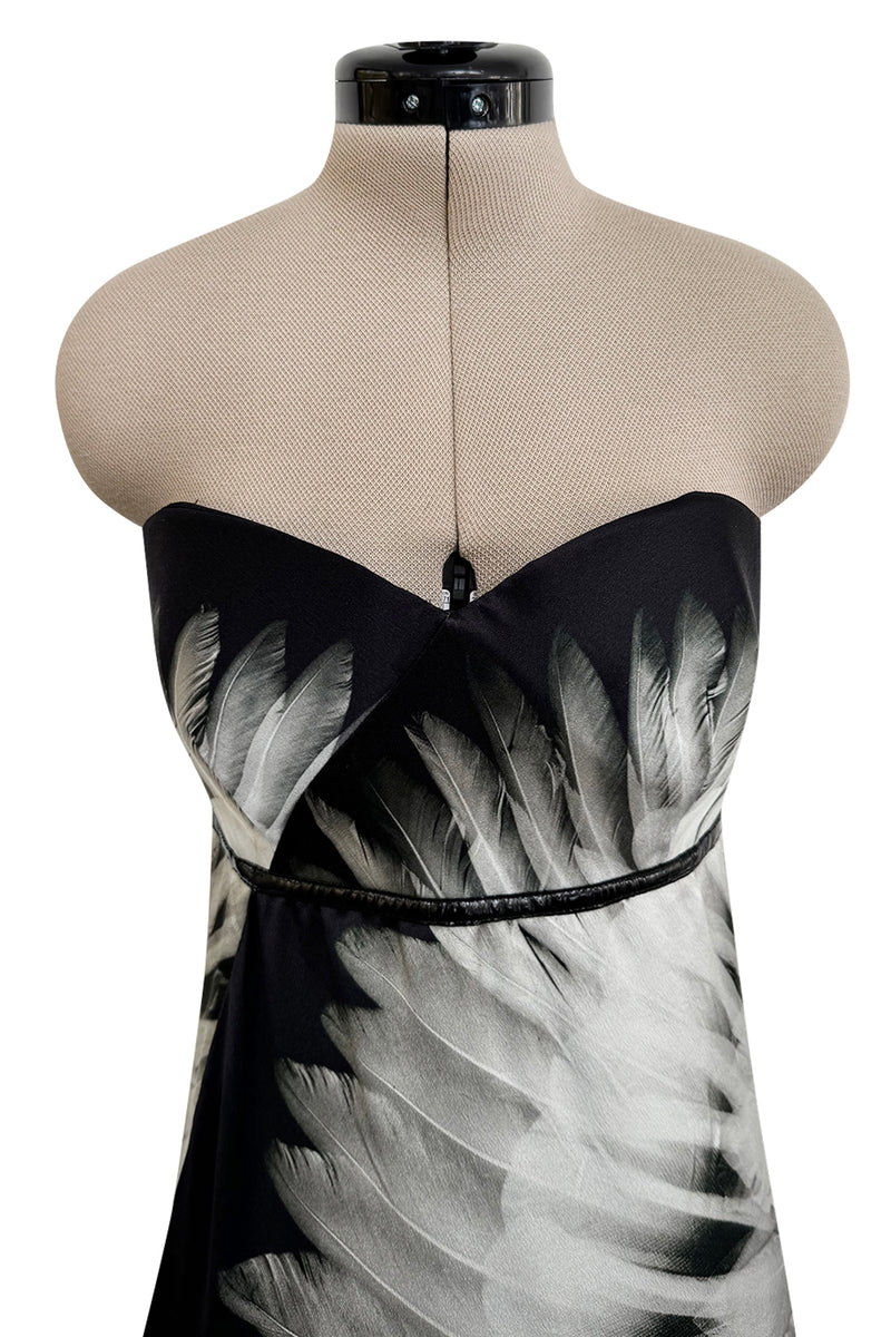 alexander mcqueen black feather dress Feather dress at Alexander McQueen's Fall 2009 "Horn of Plenty"