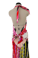 Amazing Spring 2012 Emilio Pucci by Peter Dundas Runway Look 12 Pucci Print Silk Top & Skirt Set