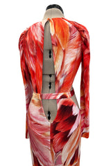 Spring 2024 Roberto Cavalli by Fausto Puglisi Stretch Jersey Cut Out Dress