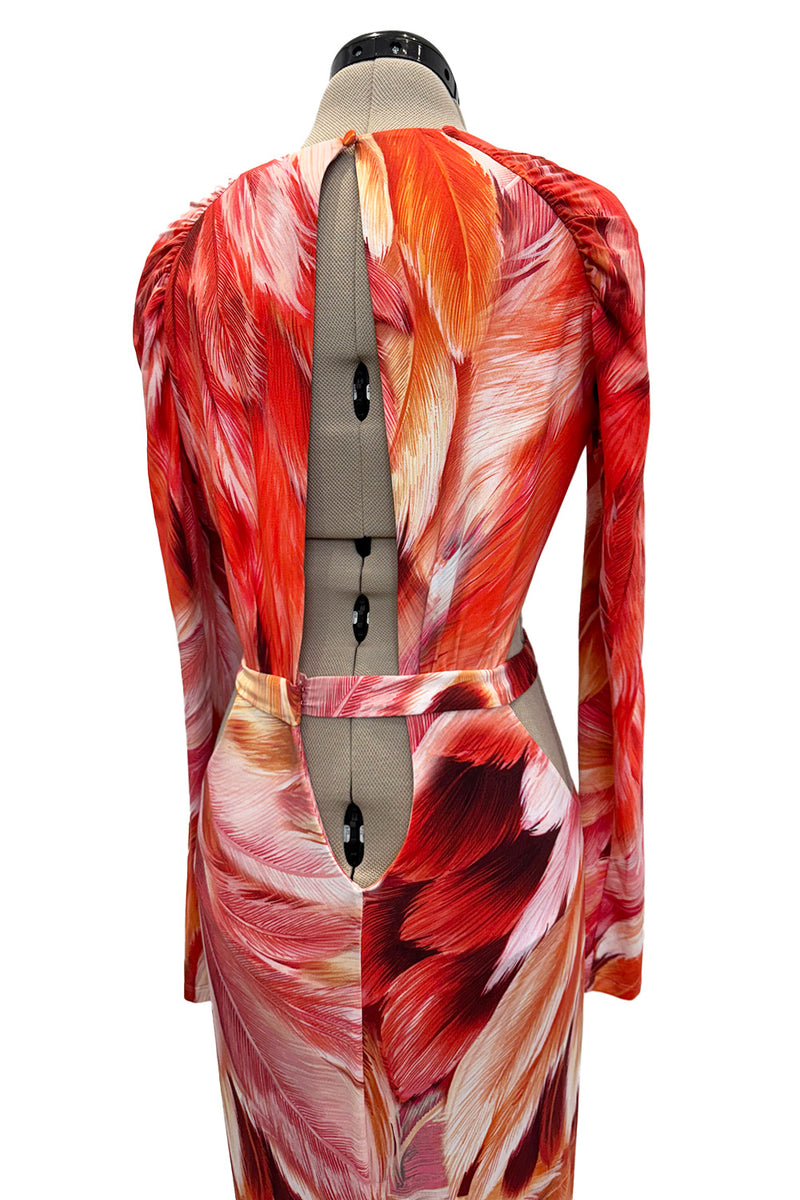Spring 2024 Roberto Cavalli by Fausto Puglisi Stretch Jersey Cut Out Dress