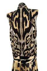 Gorgeous Spring 2011 Givenchy by Riccardo Tisci Runway Look 40 Cut Out Silk & Net Leopard Dress