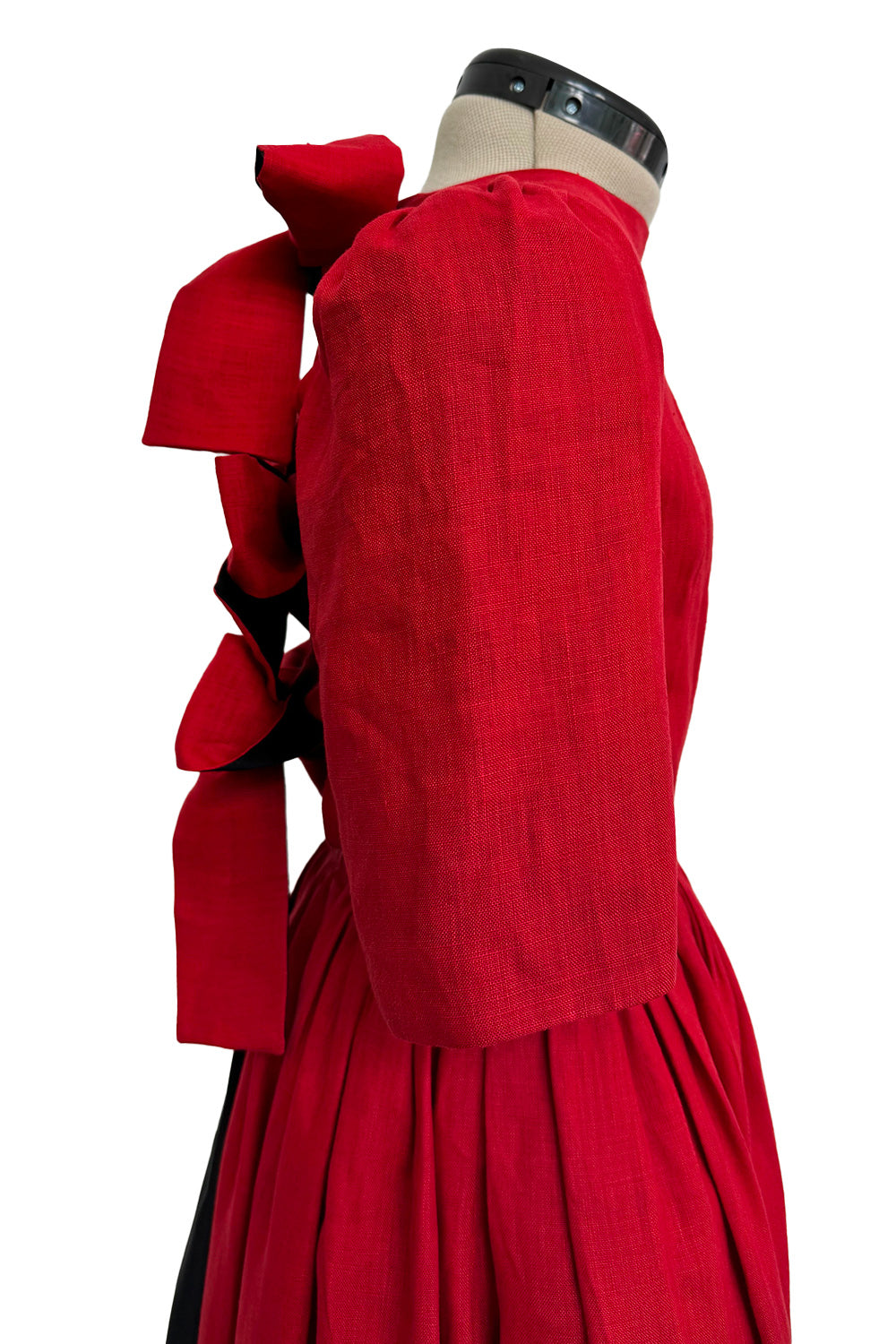 Dreamy Spring 1984 Lanvin by Jules-Francois Crahay Runway Red Linen & –  Shrimpton Couture