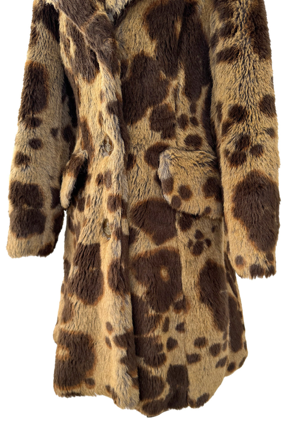 00s archive fur jacket leopard vicefairy