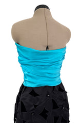 Fall 1984 Givenchy by Hubert de Givenchy Haute Couture Runway Sample Strapless Dress