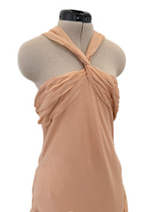 Prettiest Spring 2006 Christian Dior by John Galliano Pink Ombre Silk Chiffon Dress