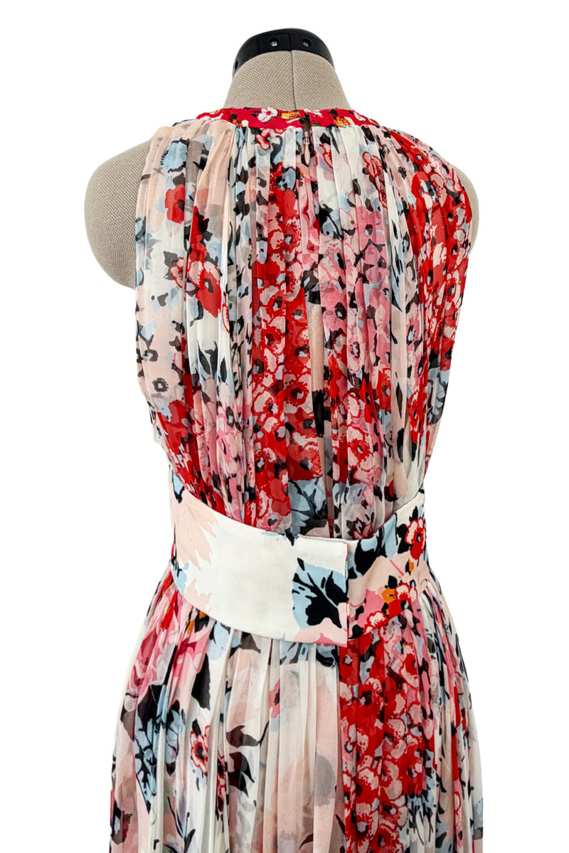 white christmas dresses Carolina Herrera Strapless Mini Dress Navy Silk Chiffon Size 2 main image 1