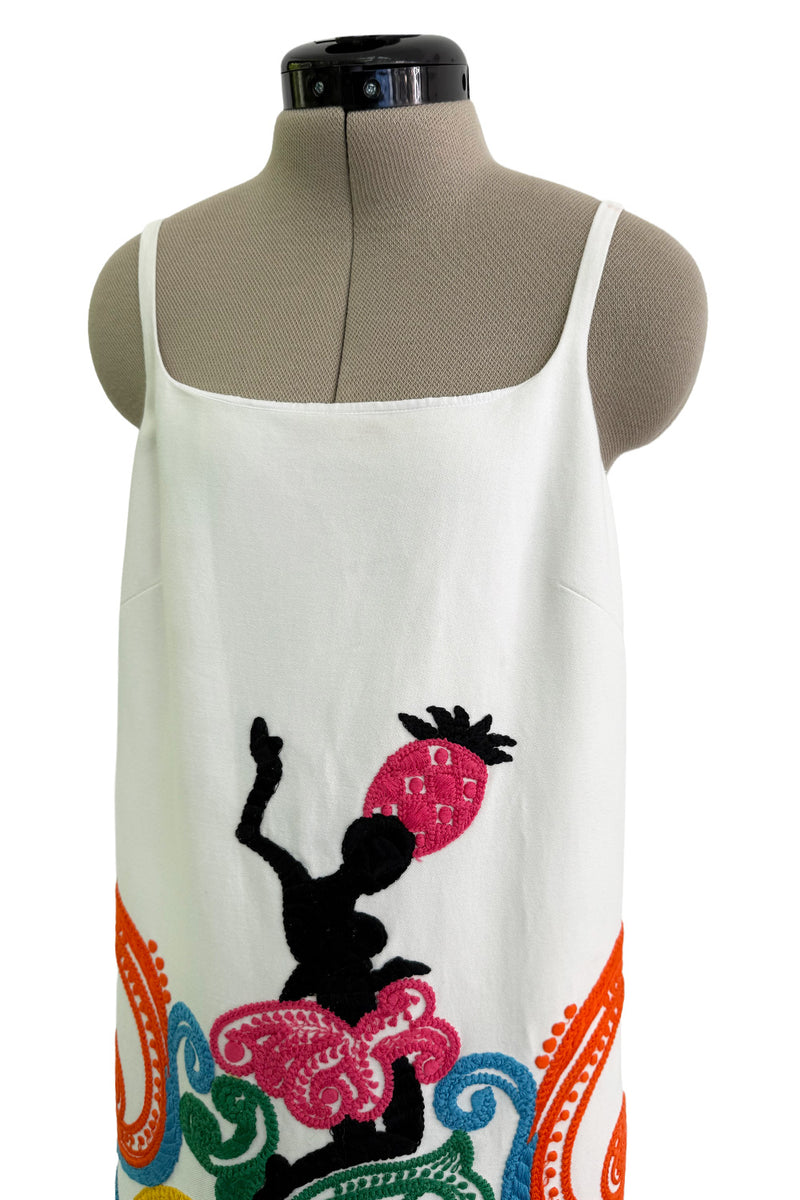 Exceptional Spring 2011 Prada by Miucci Prada Runway Look 27 & Ad Campaign Embroidered & Beaded White Dress