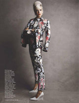 Well Documented Resort 2012 Celine by Phoebe Philo Floral Top or Jacket & Cropped Pant Suit