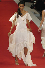 Spring 2005 Chanel by Karl Lagerfeld Runway Softest Pale Pink Floating Silk Chiffon Dress