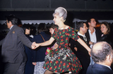 Spring 1988 Off Shoulder Christian Lacroix Floral Dress