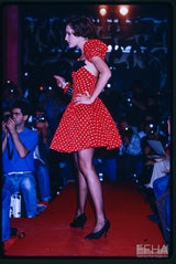 Spring 1988 Christian Lacroix Couture Dot & Bow Dress
