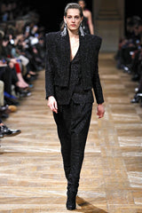 Gorgeous Fall 2013 Balmain by Olivier Rousteing New w Tags Metallic Eyelash Mini Dress