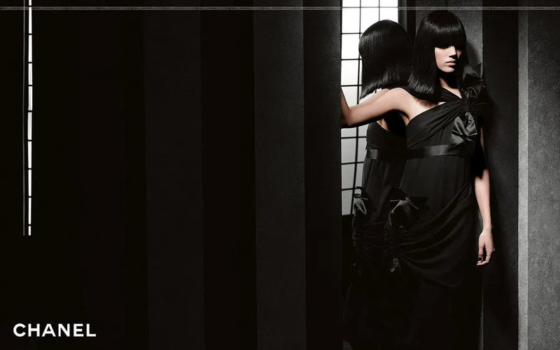 Well Documented Fall 2007 Chanel by Karl Lagerfeld Look 63 Runway & Ad Campaign Dress w Bows
