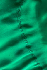 Outstanding Fall 2001 Versace by Donatella Versace Runway Look 54 Green Silk Bias Cut Dress