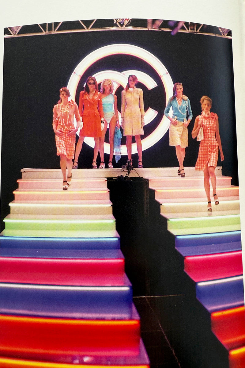 Phenomenal Spring 2001 Chanel by Karl Lagerfeld Cashmere & Sequin Runway Set