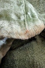 Fall 2005 Roberto Cavalli Green Boucle Jacket w Chinchilla Collar, Rhinestone, SIlk & Velvet Detailing