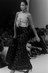 Fall 1984 Givenchy by Hubert de Givenchy Haute Couture Runway Sample Strapless Dress