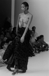 Fall 1984 Givenchy by Hubert de Givenchy Haute Couture Runway Sample Strapless Dress