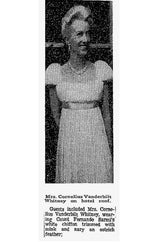 Incredible 1968 Sarmi Ivory Silk Net Dress w Mink Bodice & Metallic Tinsel Dot Detailing