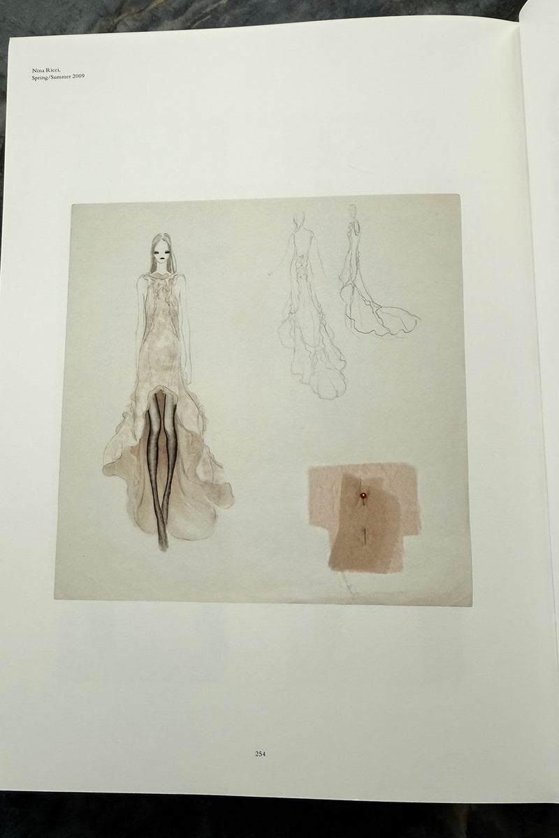 Outstanding Spring 2009 Nina Ricci by Olivier Theyskens Runway Look 12 Floral Printed Silk Dress