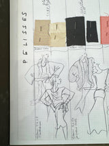 Incredible Spring 1990 Yves Saint Laurent Haute Couture Runway Look 50 Ivory Silk Dress