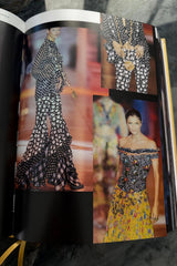 Ultra Rare Spring 1993 Versace by Gianni  Versace Silk Black & White Printed Off Shoulder Bell Bottom Jumpsuit