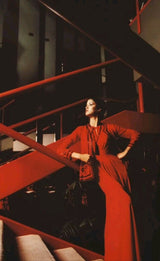 Spring 1976 Chanel Haute Couture Silk Jersey Dress & Lesage Beaded Jacket