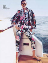 Well Documented Resort 2012 Celine by Phoebe Philo Floral Top or Jacket & Cropped Pant Suit
