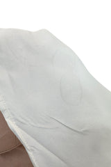 Incredible 1970s Loris Azzaro Ivory Silk Fantasty Voluminous Full Trained Cape w Oversized Hood