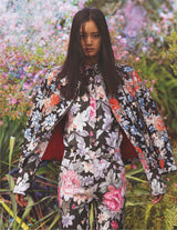 Well Documented Resort 2012 Celine by Phoebe Philo Floral Top or Jacket & Cropped Pant Suit