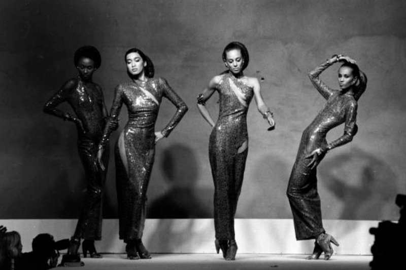 Iconic S/S 1983 Thierry Mugler Sequin Snakeskin Python Dress