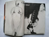 Incredibly Rare Fall 1979 Chloe by Karl Lagerfeld Couture Runway Ivory Chiffon & Lace Dress w pearl Details