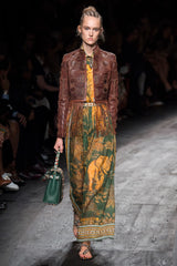 Spring 2016 Valentino by Pierpaolo Piccioli & Maria Grazia Chiuri Runway Elephant Printed Cotton Dress