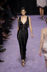 Spring 2003 Yves Saint Laurent by Tom Ford Runway Dress w Soft Gathered Detailing