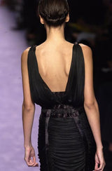 Spring 2003 Yves Saint Laurent by Tom Ford Runway Dress w Soft Gathered Detailing