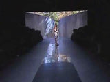 Iconic Spring 2008 Nina Ricci by Olivier Theyskens Runway Look 36 Gold Metal Thread Dress