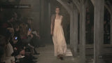 Pre-Fall 2013 Chanel by Karl Lagerfeld Runway Look 65 Black Silk Pleated Dress