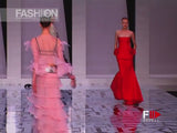 Modern Valentino by Pierpaolo Piccioli Homage to the Fall 2004 Runway Look 53 Strapless Red Silk Dress