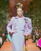 Prettiest Spring 1996 Christian Lacroix Haute Couture Runway Three Piece Set w Jewel Buttons