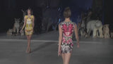 Spring 2009 Alexander McQueen Runway Look 24 'Natural Dis-tinctions, Un-Natural Selection' Yellow Print Dress