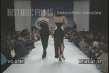 Incredible & Rare Fall 1995 Todd Oldham Runway Black Silk Creoe Dress w Large Crystal Detailing