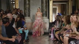 Spectacular Spring 2012 Emilio Pucci by Peter Dundas Runway Look 14 Pink Print Dress w Multi Layered Skirt