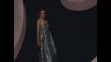 Incredible Resort 2008 Christian Dior by John Galliano Blue & Silver Brocade Dress w Beaded Bodice