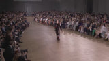 Fall 2015 Chloe by Clare Waight Keller Velvet Closing Runway Look 45 Velvet Patchwork Dress