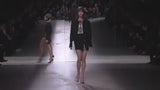 Sexiest Fall 2014 Anthony Vaccarello Skirt Runway Look 31 Black Wrap Skirt w High Front Slit