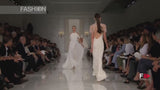 Spring 2012 Ralph Lauren Purple Label Runway Look 53 Backless Ivory Jersey Dress w Pearl Belt